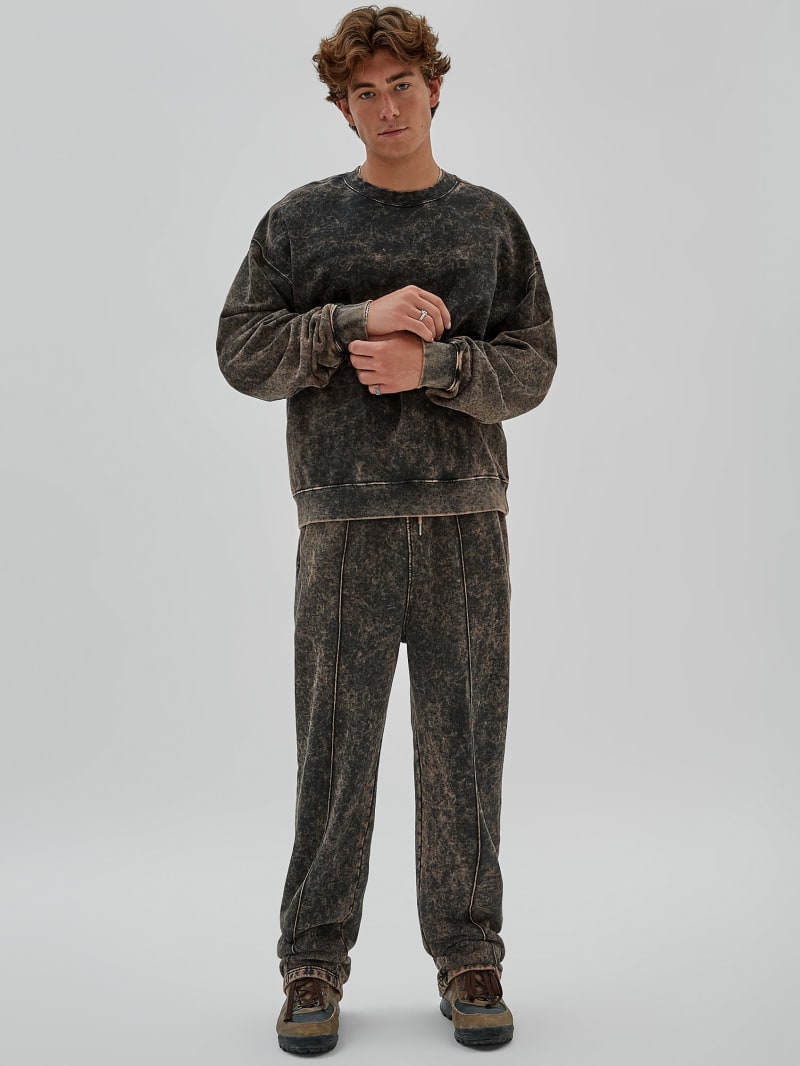 Guess GUESS Originals Acid Wash Crewneck - Go Fleece Acid Wash Guess GUESS Originals Acid Wash Crewneck - Go Fleece Acid Wash