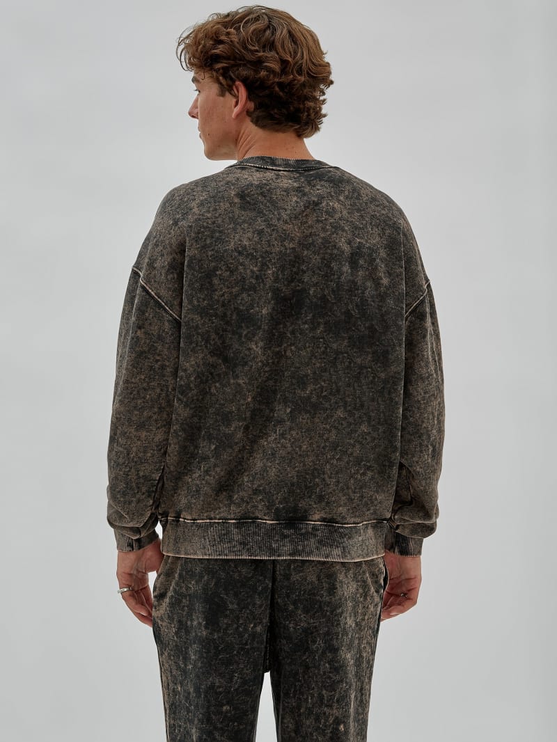 Guess GUESS Originals Acid Wash Crewneck - Go Fleece Acid Wash Guess GUESS Originals Acid Wash Crewneck - Go Fleece Acid Wash