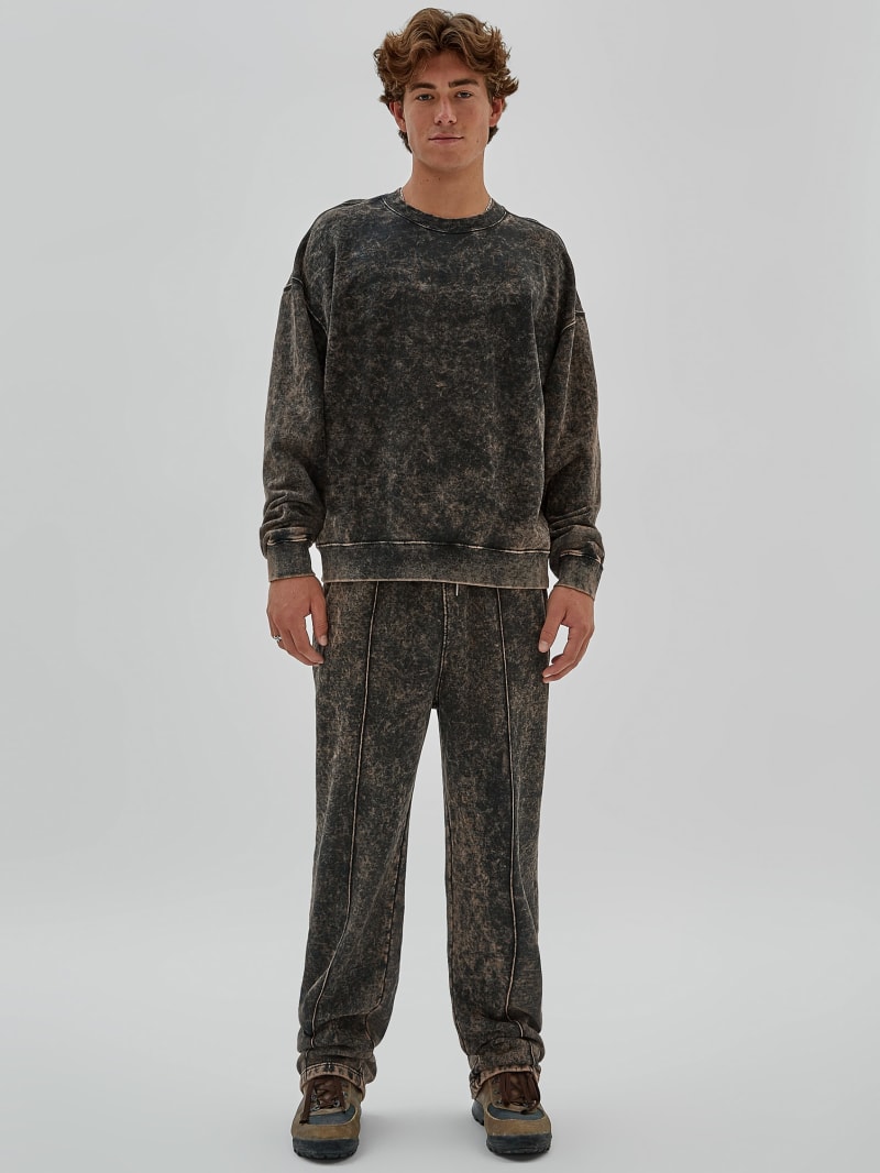 Guess GUESS Originals Acid Wash Crewneck - Go Fleece Acid Wash Guess GUESS Originals Acid Wash Crewneck - Go Fleece Acid Wash