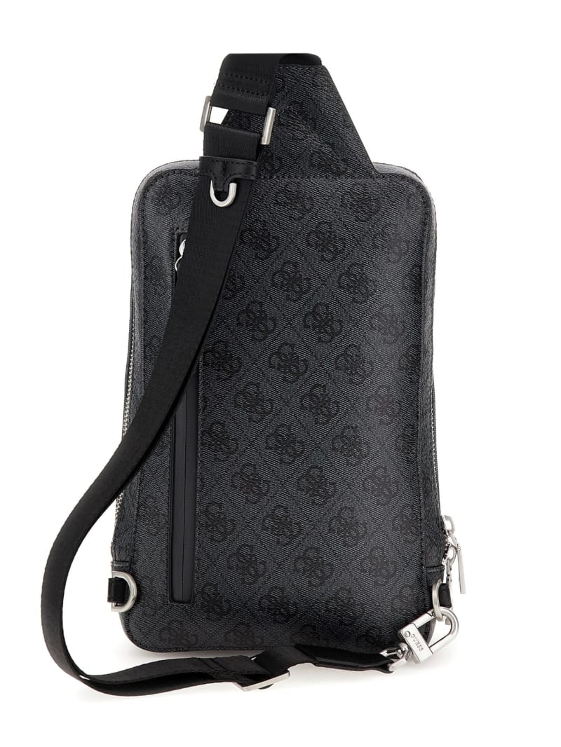 Guess Vezzola Eco Quattro G Sling Bag - Black Guess Vezzola Eco Quattro G Sling Bag - Black