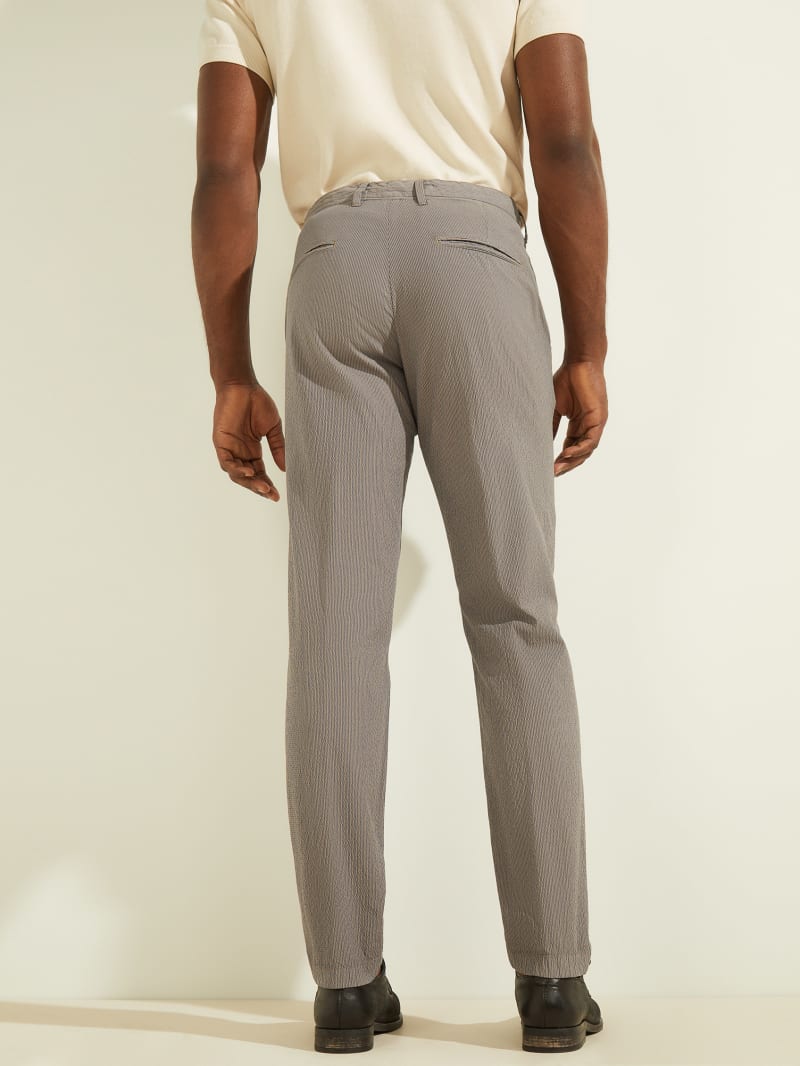 Guess New Original Chino Pant - Sandal Wood/Black Stripes Guess New Original Chino Pant - Sandal Wood/Black Stripes