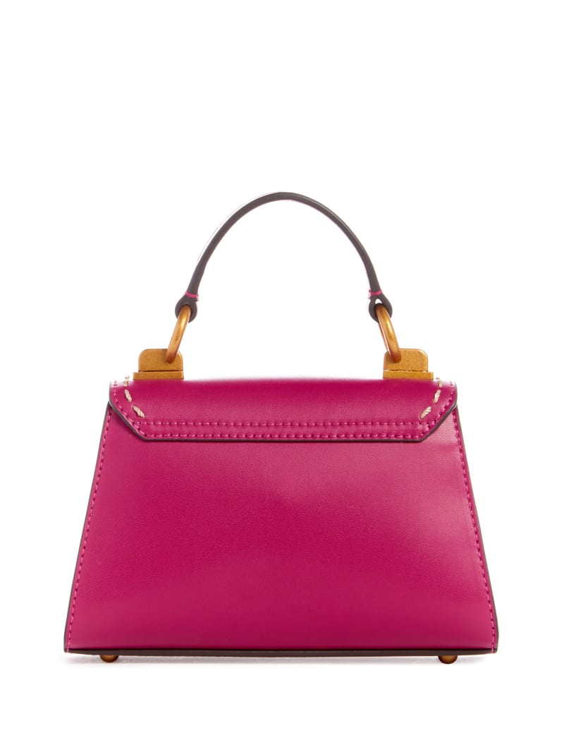 Guess Stephi Mini Fold-Over Crossbody - Magenta Guess Stephi Mini Fold-Over Crossbody - Magenta