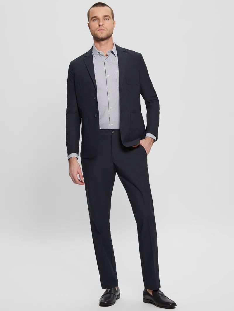 Guess Myron Tech-Stretch Dressy Pants - Bleu &eacute;L&eacute;Gant