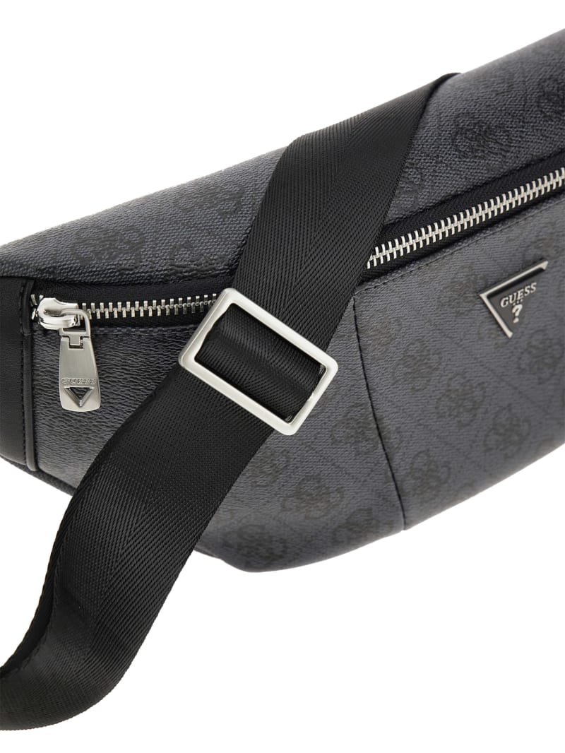 Guess Vezzola Eco Quattro G Bum Bag - Black Guess Vezzola Eco Quattro G Bum Bag - Black