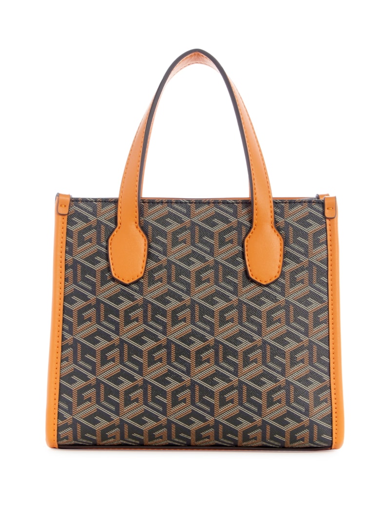 Guess Silvana Mini Totes - Black Gold Guess Silvana Mini Totes - Black Gold