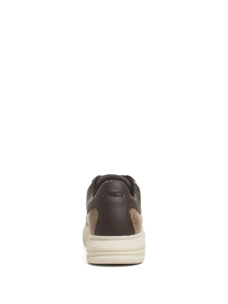 Guess Vibo Quattro G Low-Top Sneakers - Tan Champagne