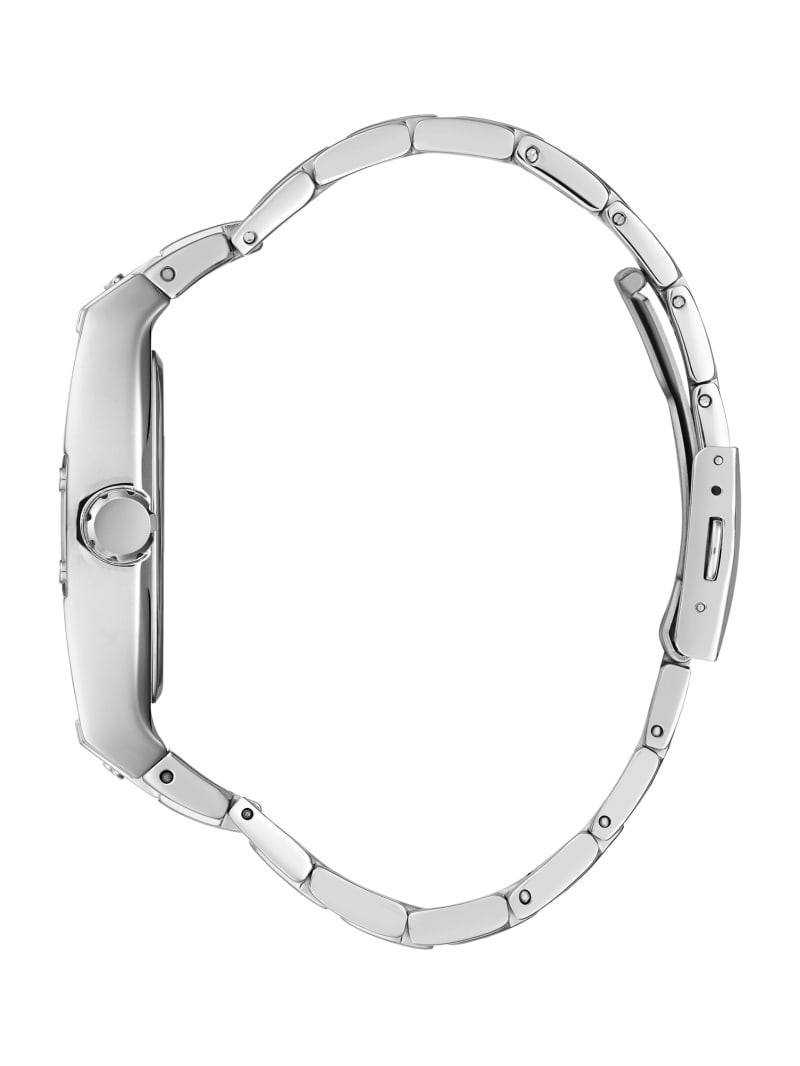 Guess Silver-Tone and Aqua Multifunction Watch - Silver Guess Silver-Tone and Aqua Multifunction Watch - Silver