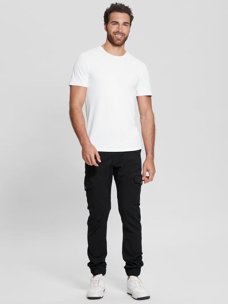 Guess New Kombat Tapered Twill Pants - Black Guess New Kombat Tapered Twill Pants - Black