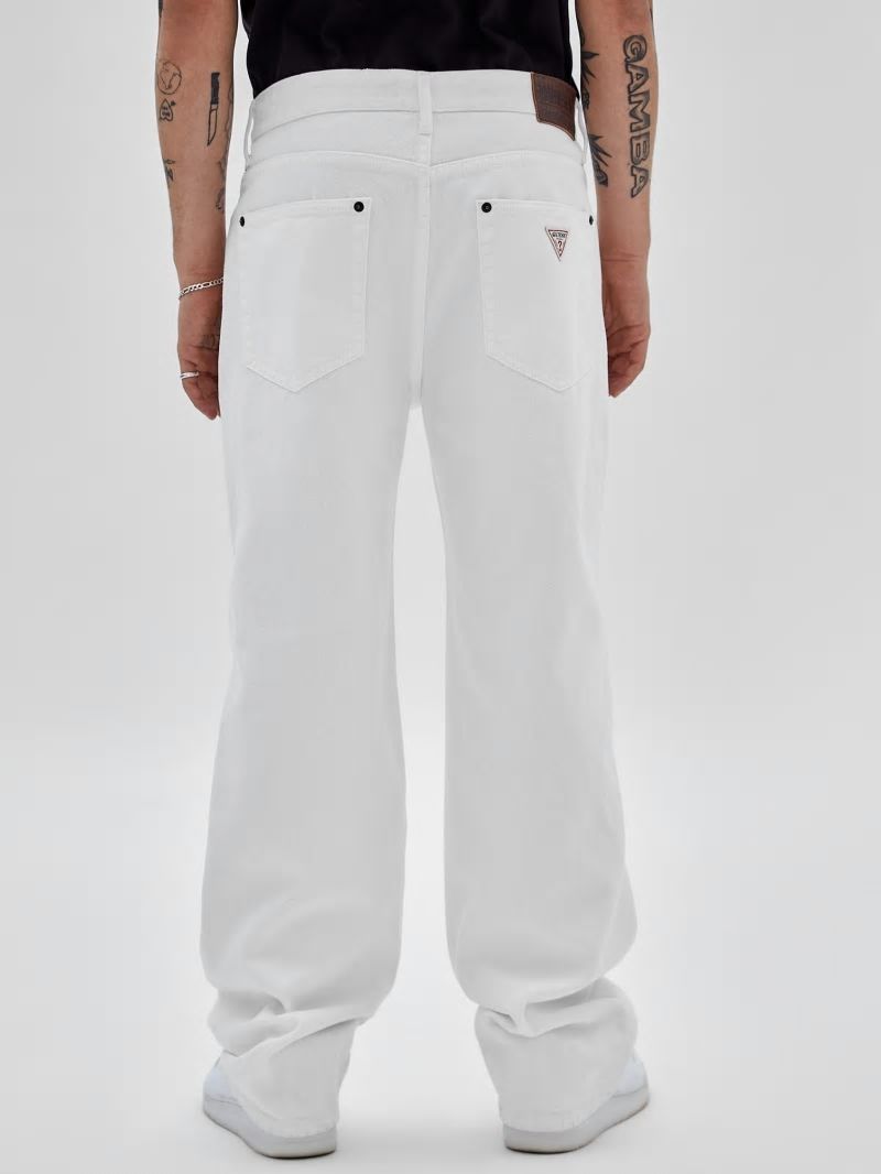 Guess GUESS Originals Kit Relaxed Jeans - Pure White Guess GUESS Originals Kit Relaxed Jeans - Pure White