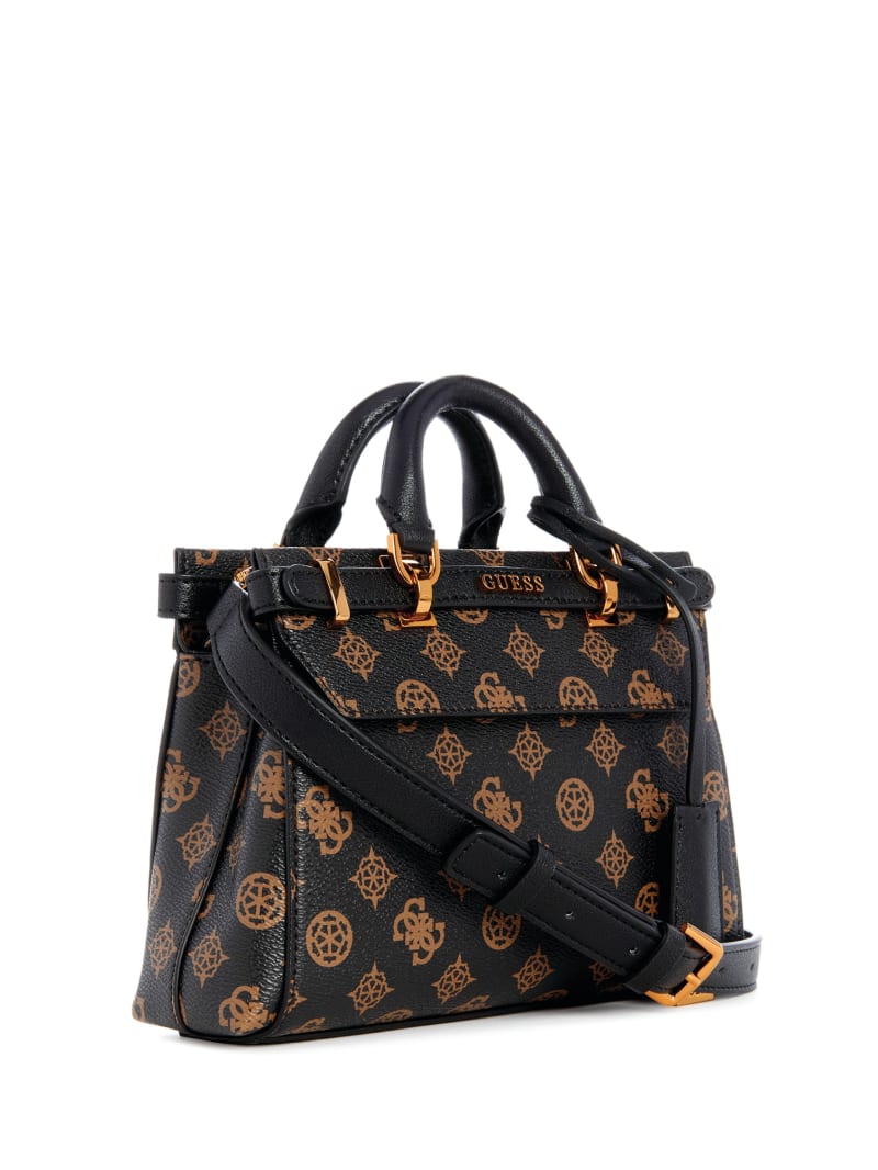 Guess Sestri Peony Mini Satchel - Brown Guess Sestri Peony Mini Satchel - Brown