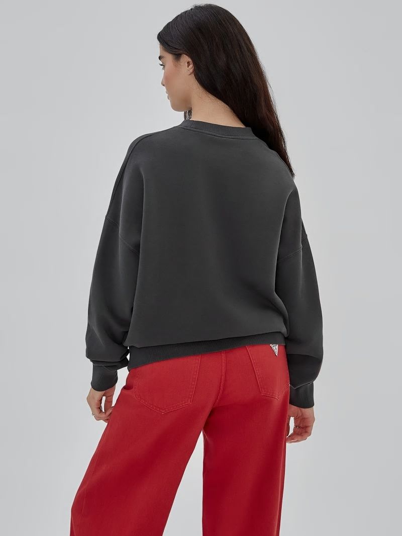 Guess GUESS Originals Bear Oversize Crewneck - Jet Black Multi Guess GUESS Originals Bear Oversize Crewneck - Jet Black Multi