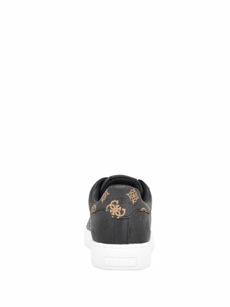 Guess Renzy Debossed Logo Low-Top Sneakers - Black 001 Guess Renzy Debossed Logo Low-Top Sneakers - Black 001