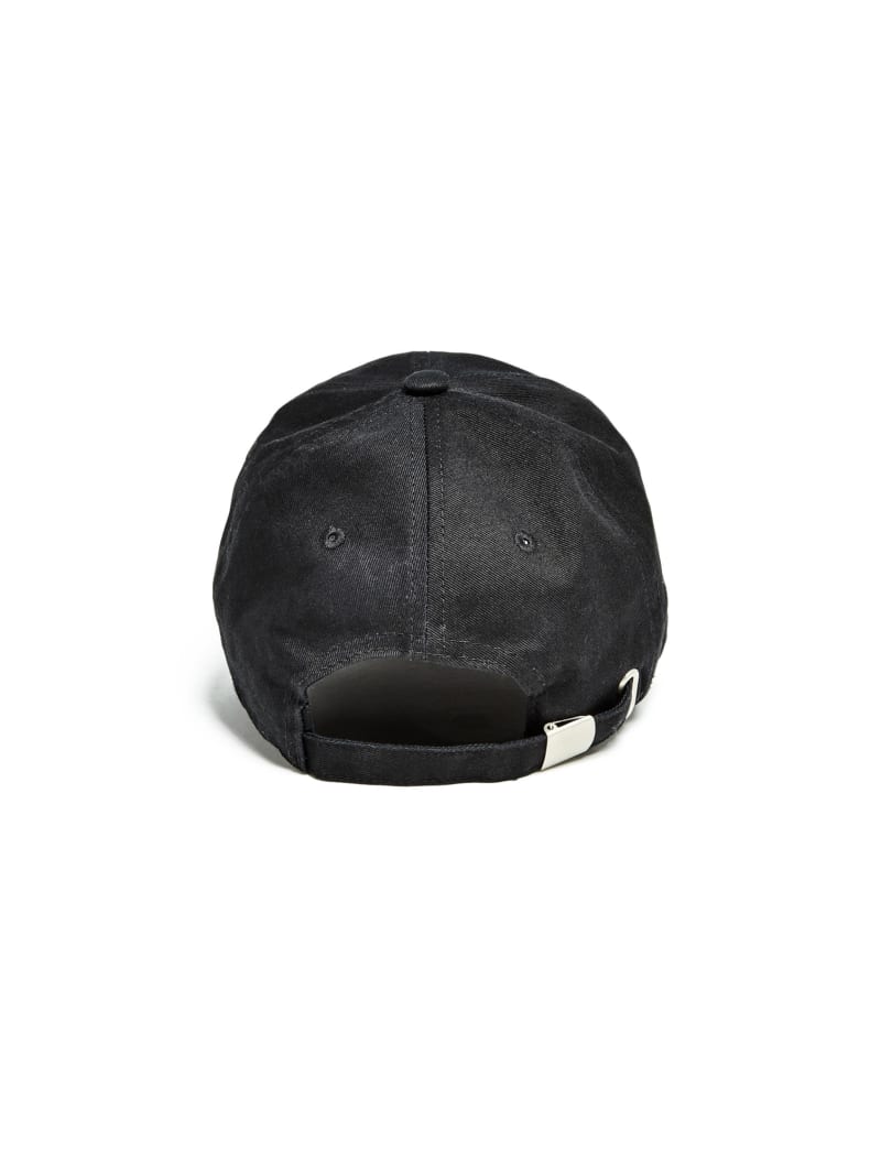 Guess Logo Baseball Hat - Black Guess Logo Baseball Hat - Black