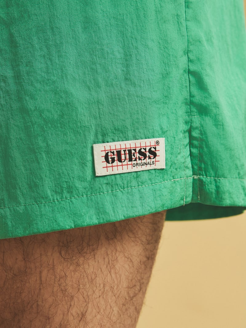 Guess GUESS Originals Kit Nylon Shorts - Rush Green Guess GUESS Originals Kit Nylon Shorts - Rush Green