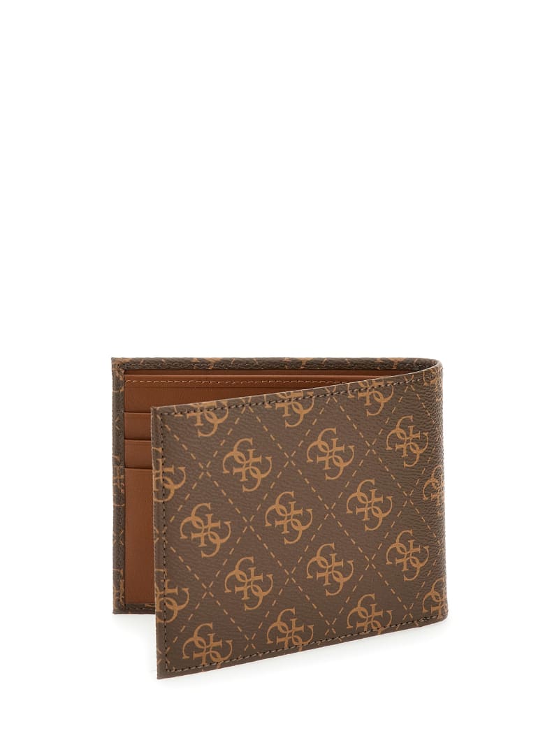 Guess Vezzola Smart Bifold Wallet - Brown/Mustard Guess Vezzola Smart Bifold Wallet - Brown/Mustard