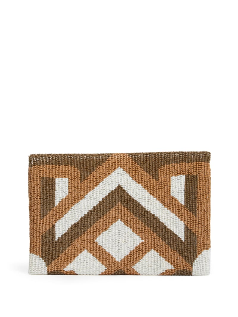 Guess Beaded Clutch - White Guess Beaded Clutch - White