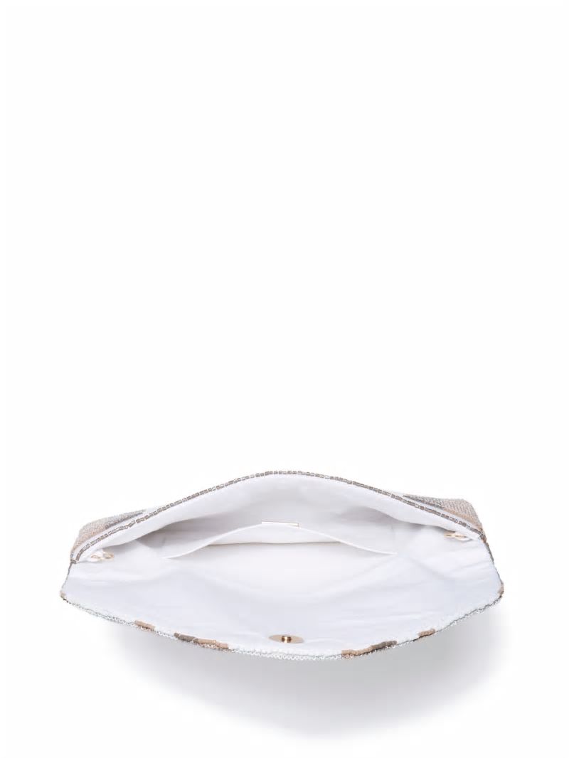 Guess Beaded Clutch - White Guess Beaded Clutch - White