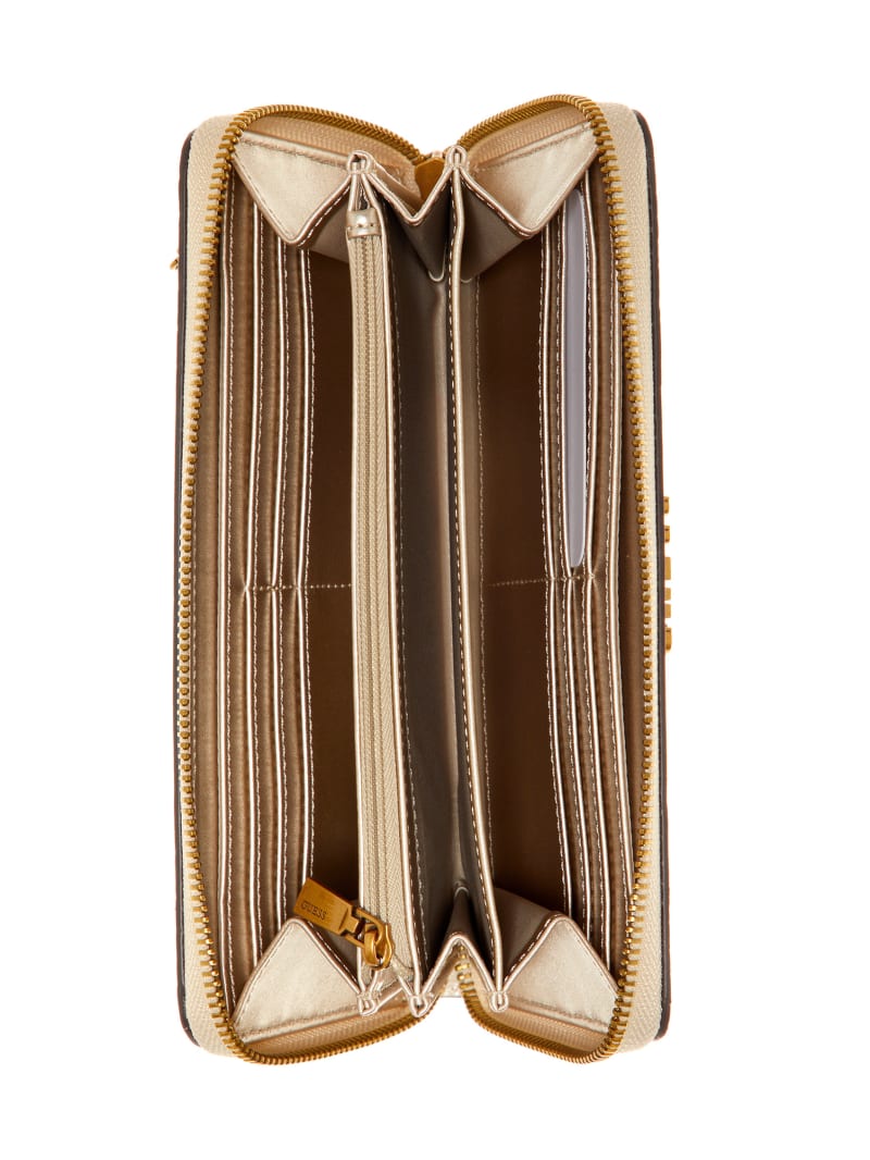 Guess Giully Large Zip-Around Wallet - Ivory Guess Giully Large Zip-Around Wallet - Ivory
