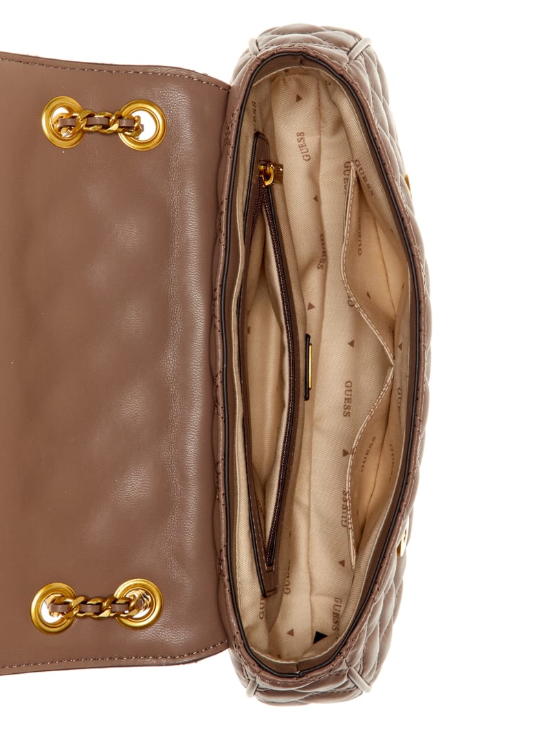 Guess Giully Quilted Convertible Crossbody - Bleu/Drifter Wash Guess Giully Quilted Convertible Crossbody - Bleu/Drifter Wash