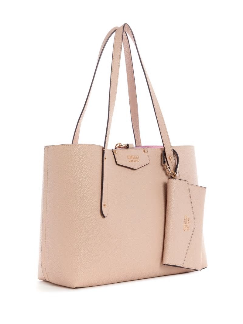 Guess Eco Brenton Tote - Blue Magic N/Chvr W/Rnst Guess Eco Brenton Tote - Blue Magic N/Chvr W/Rnst
