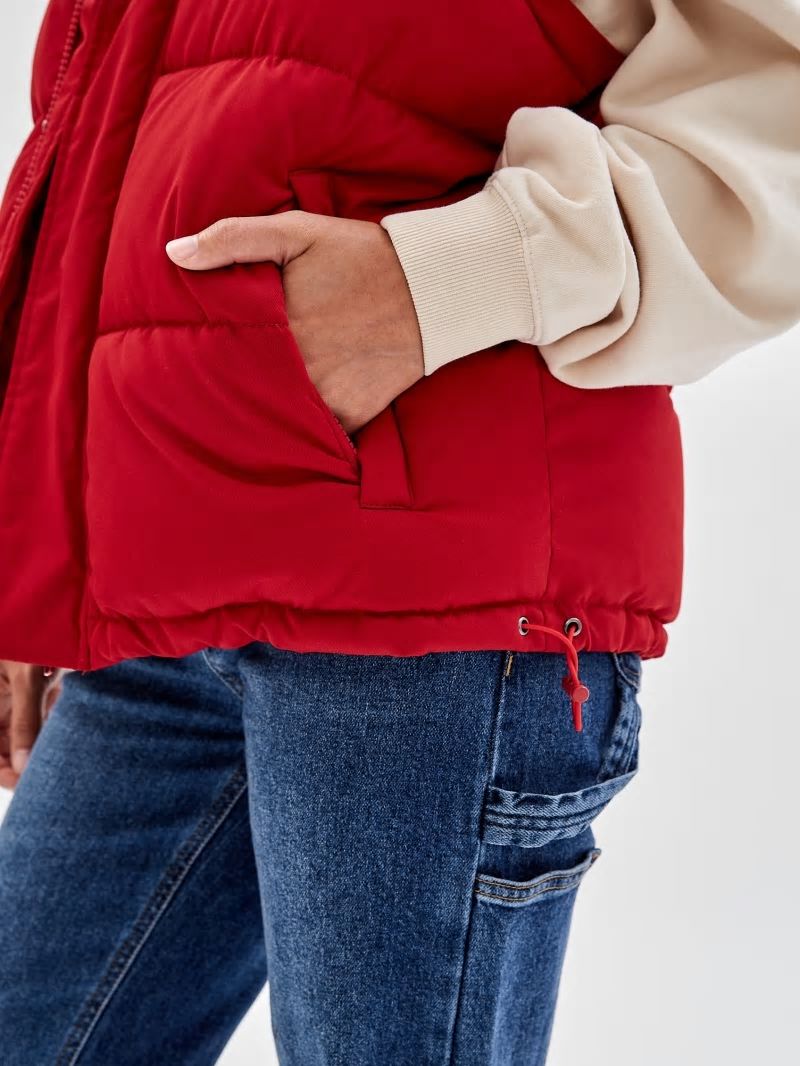 Guess GUESS Originals Puffer Jacket - Chili Red Guess GUESS Originals Puffer Jacket - Chili Red