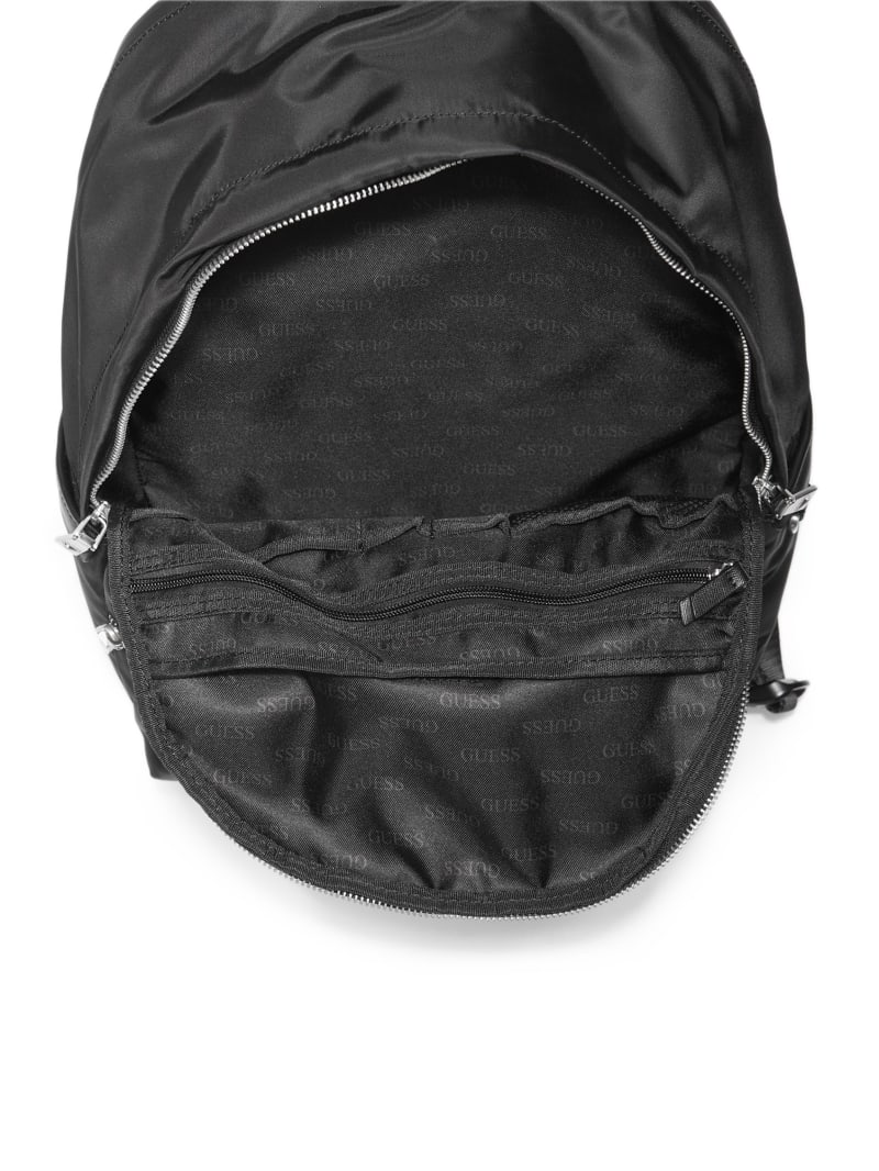 Guess Certosa Compact Backpack - Black Floral Print Guess Certosa Compact Backpack - Black Floral Print