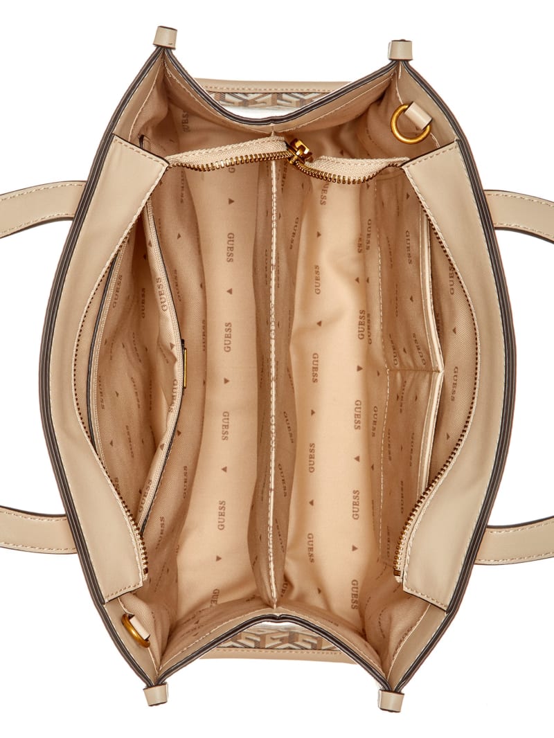 Guess Silvana G Cube Tote - Saddle Guess Silvana G Cube Tote - Saddle