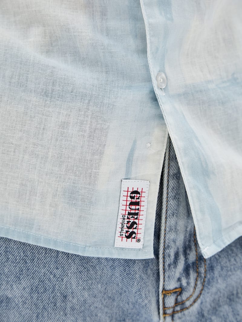 Guess GUESS Originals Painter Shirt - New Steel Multi Guess GUESS Originals Painter Shirt - New Steel Multi
