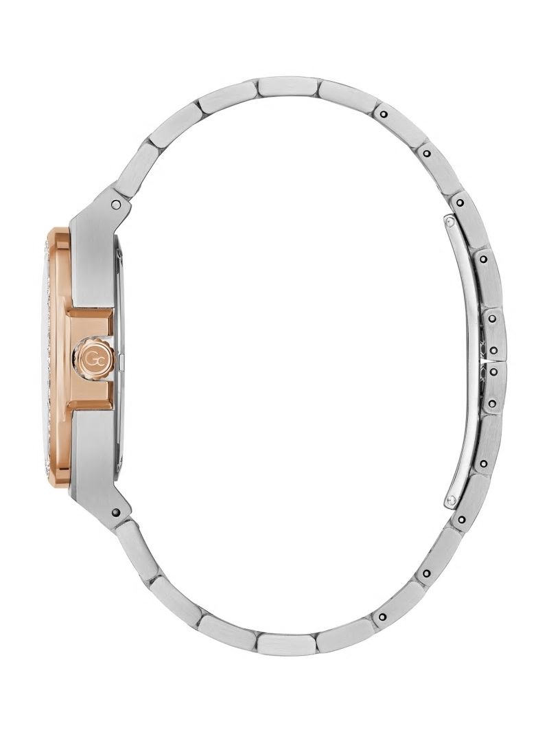 Guess Two-Tone and Mother-of-Pearl Analog Watch - Rose Gold Guess Two-Tone and Mother-of-Pearl Analog Watch - Rose Gold