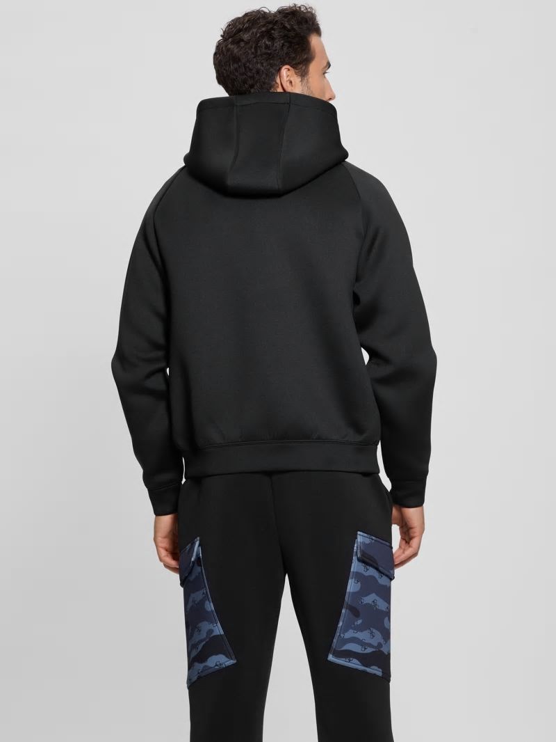 Guess Eco Derych Hooded Sweatshirt - Black Guess Eco Derych Hooded Sweatshirt - Black