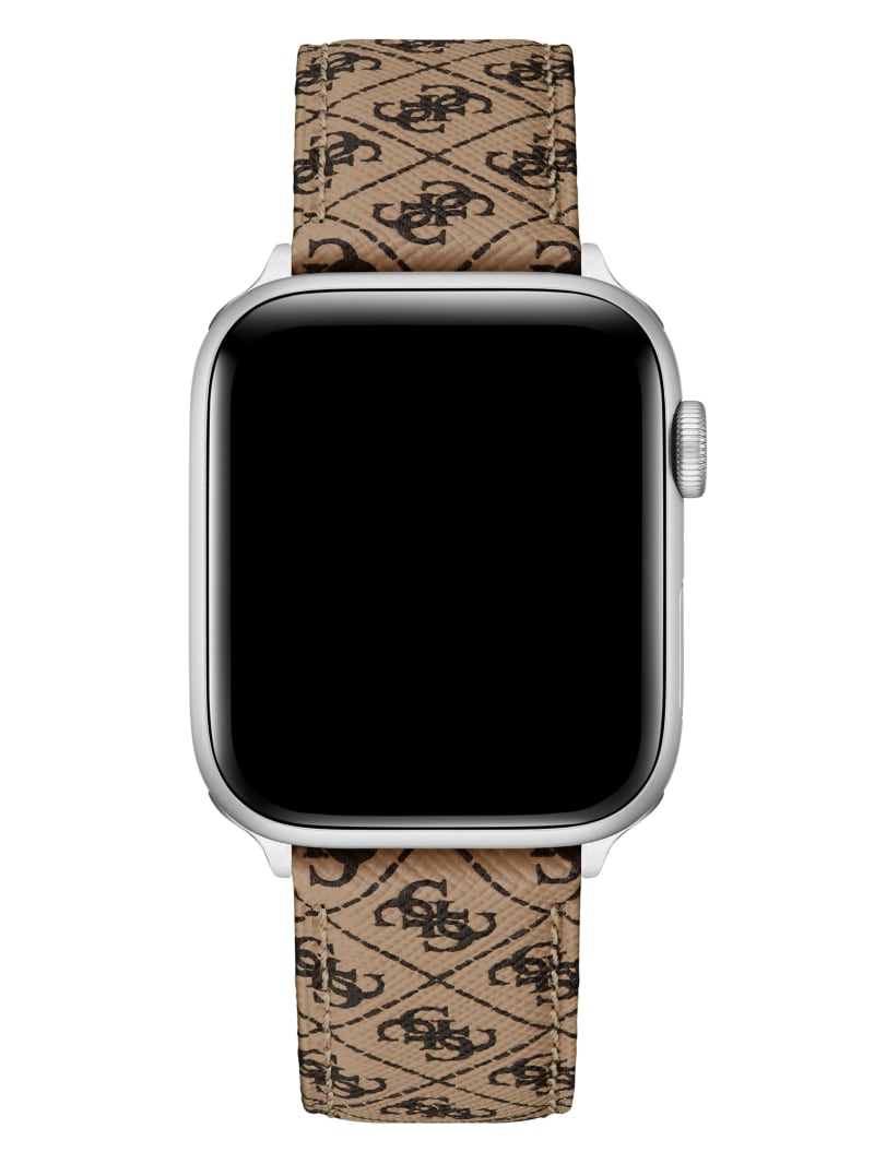 Guess Brown Logo Leather 38-40 mm Band for Apple Watch® - Nude Guess Brown Logo Leather 38-40 mm Band for Apple Watch® - Nude