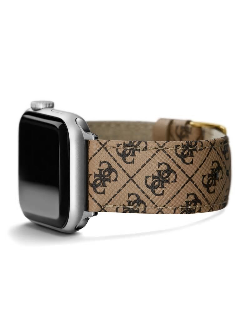 Guess Brown Logo Leather 38-40 mm Band for Apple Watch® - Nude Guess Brown Logo Leather 38-40 mm Band for Apple Watch® - Nude