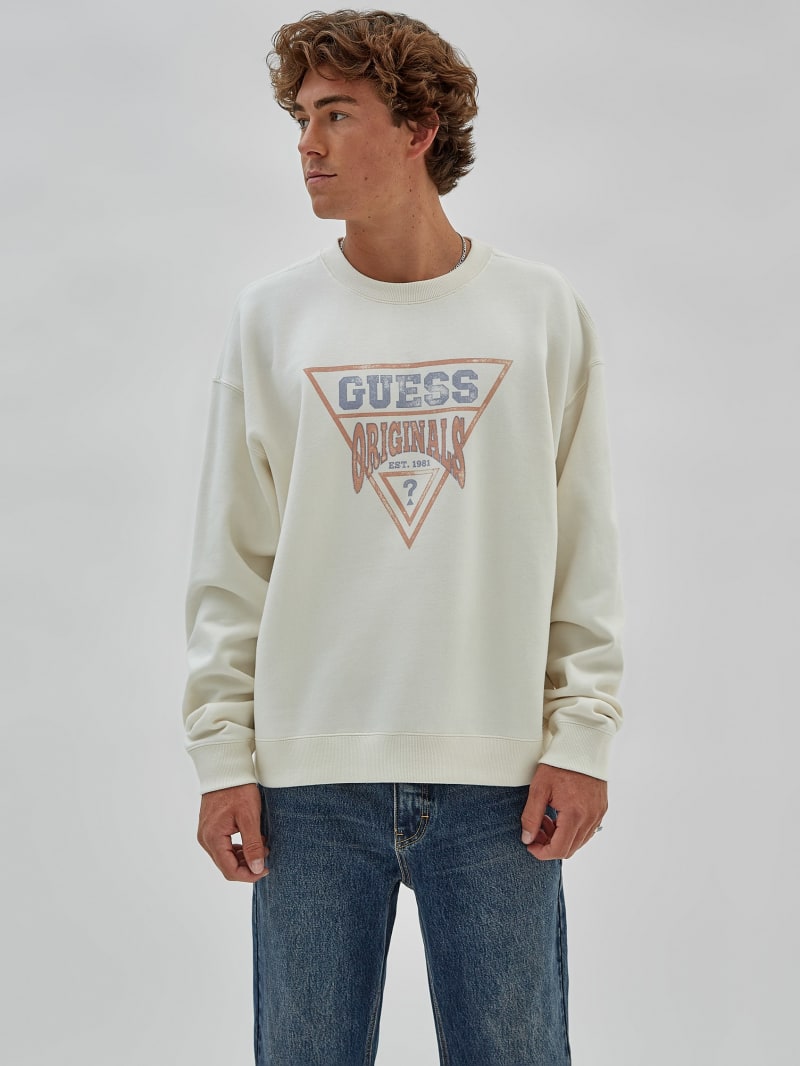 Guess GUESS Originals Vintage Dev Sweatshirt - Sandy Shore Guess GUESS Originals Vintage Dev Sweatshirt - Sandy Shore