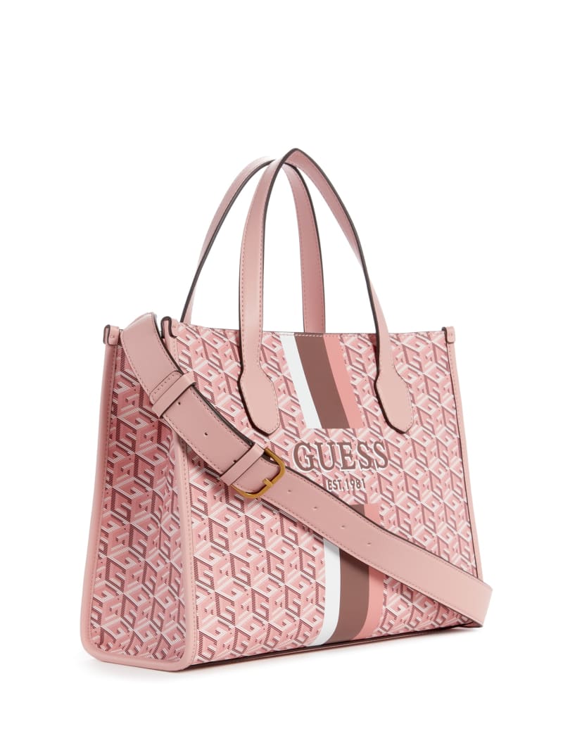 Guess Silvana G Cube Tote - Acid Rain Guess Silvana G Cube Tote - Acid Rain