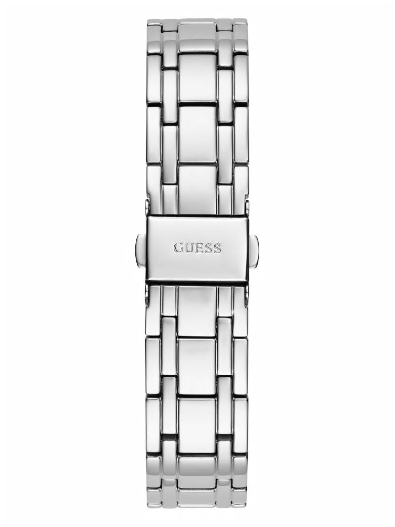 Guess Silver-Tone Cut-Through Multifunction Watch - Silver Guess Silver-Tone Cut-Through Multifunction Watch - Silver