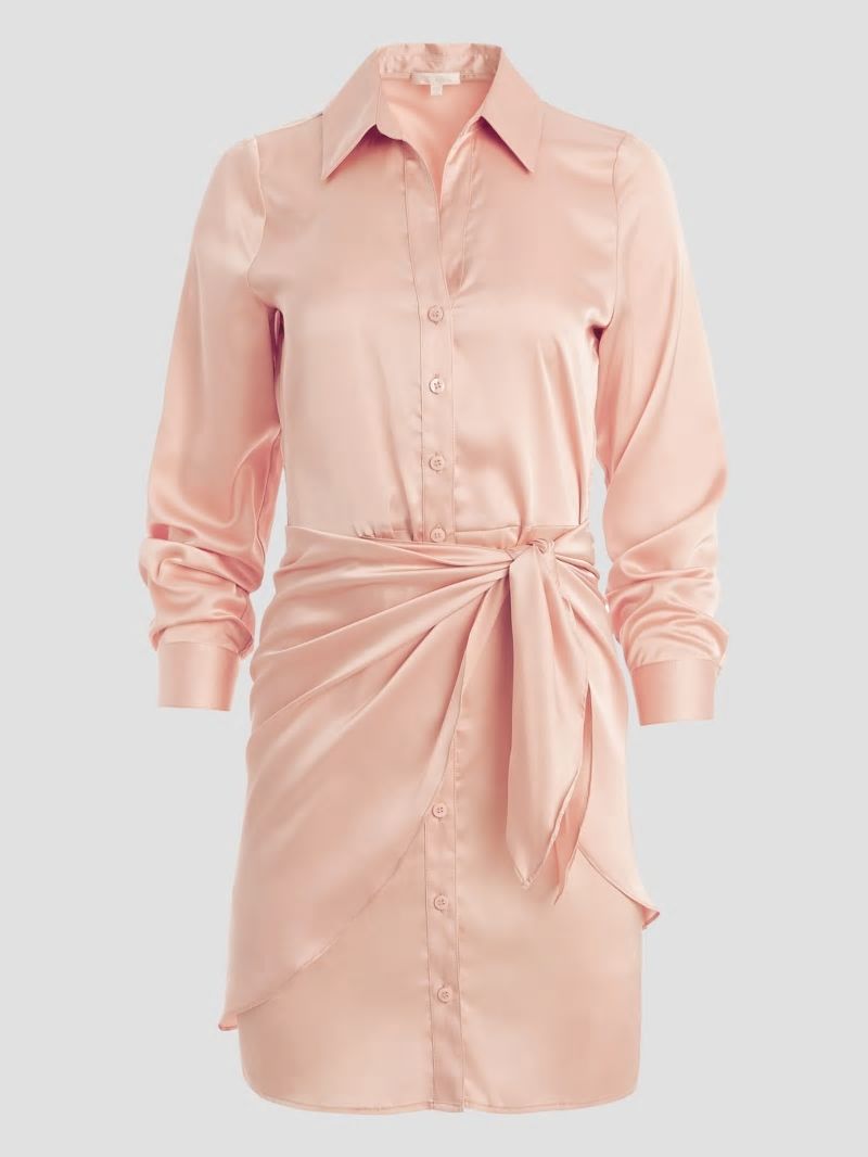 Guess Eco Alya Dress - Powder Rose Guess Eco Alya Dress - Powder Rose