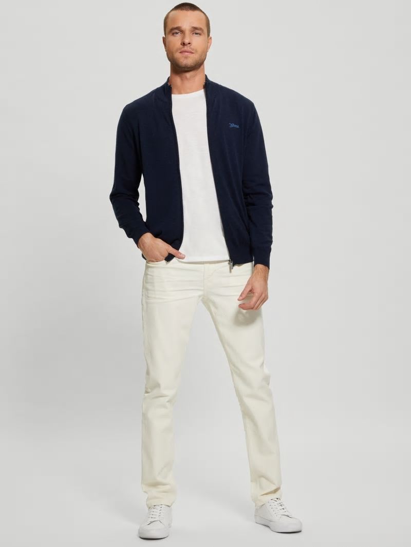 Guess Coated Tapered Jeans - London Fog Coated Guess Coated Tapered Jeans - London Fog Coated