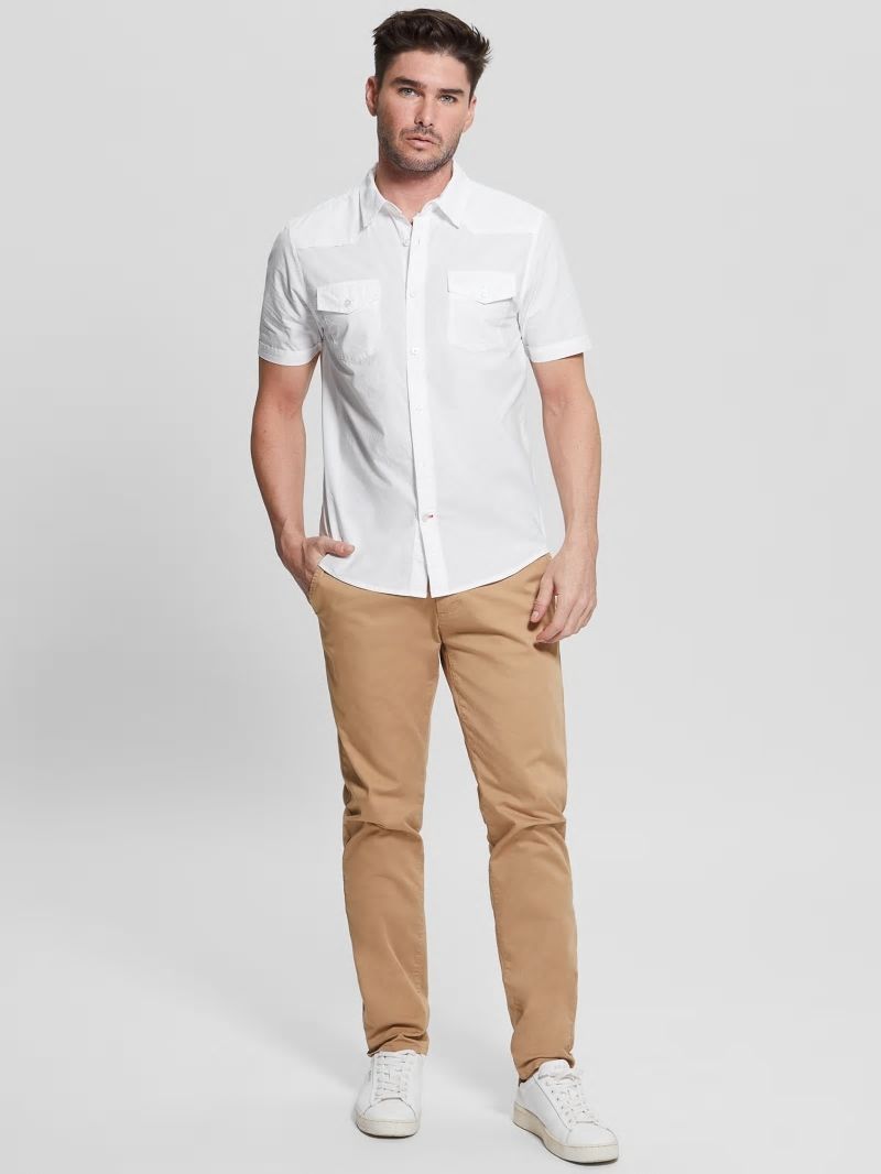 Guess Nottingham Shirt - Blanc Pur Guess Nottingham Shirt - Blanc Pur