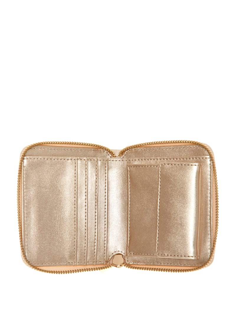 Guess Ginevra Small Zip-Around Wallet - Taupe Guess Ginevra Small Zip-Around Wallet - Taupe