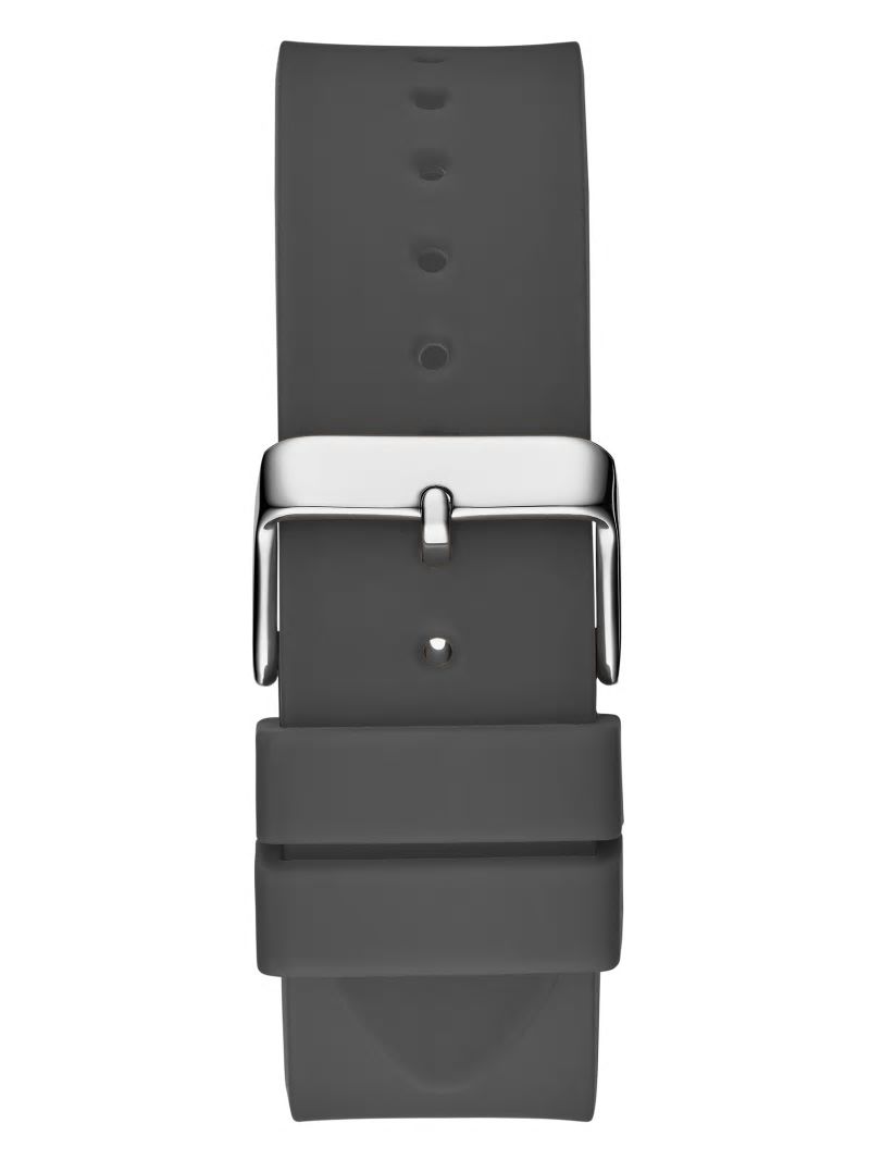 Guess Gray Plastic and Silicone Multifunction Watch - Grey Guess Gray Plastic and Silicone Multifunction Watch - Grey