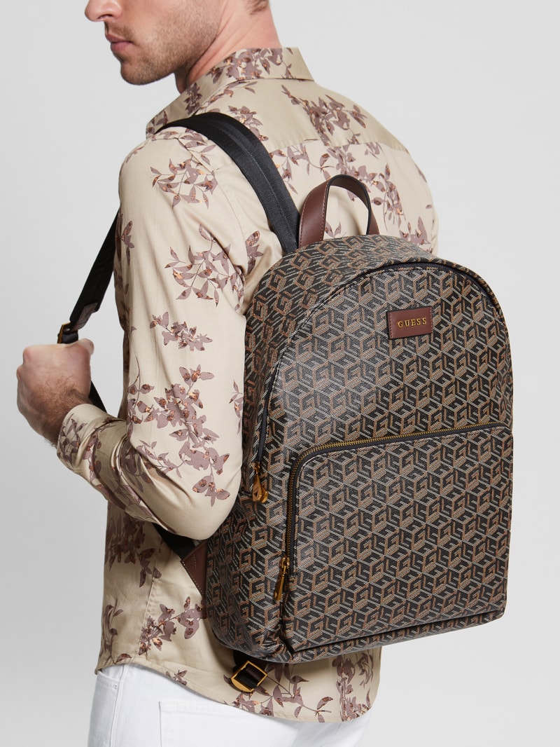 Guess Ederlo Backpack - Black Floral Print Guess Ederlo Backpack - Black Floral Print