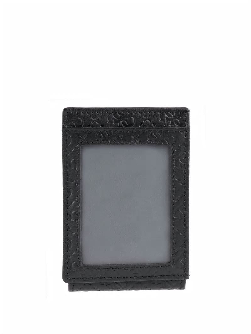 Guess Mesa Magnetic Fold Wallet - Black/Red Guess Mesa Magnetic Fold Wallet - Black/Red