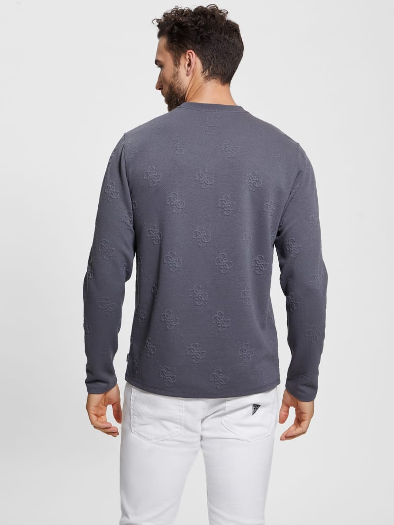 Guess Quattro Logo Sweater - Magnetic Multi Guess Quattro Logo Sweater - Magnetic Multi