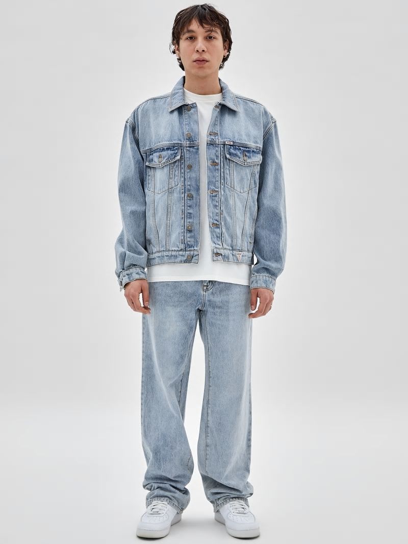 Guess GUESS Originals Kit Relaxed Jeans - Go Fez Medium Wash Guess GUESS Originals Kit Relaxed Jeans - Go Fez Medium Wash