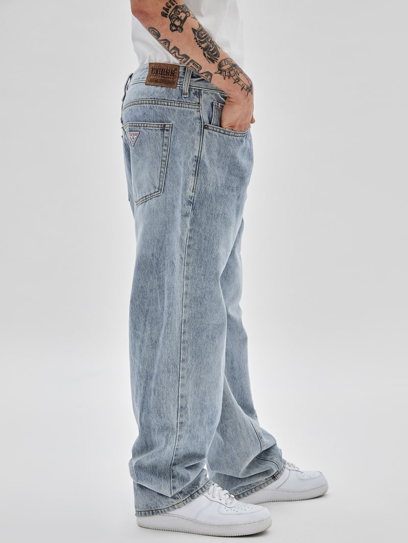 Guess GUESS Originals Kit Relaxed Jeans - Go Fez Medium Wash Guess GUESS Originals Kit Relaxed Jeans - Go Fez Medium Wash