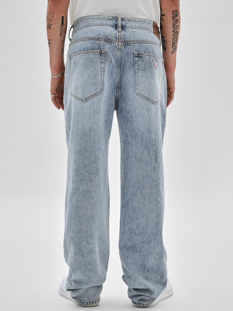 Guess GUESS Originals Kit Relaxed Jeans - Go Fez Medium Wash Guess GUESS Originals Kit Relaxed Jeans - Go Fez Medium Wash