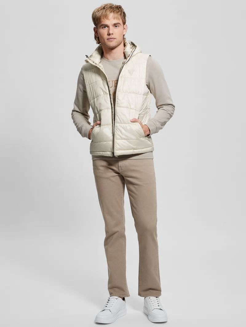 Guess Eco Super Light Puffer Vest - Quicksand Guess Eco Super Light Puffer Vest - Quicksand