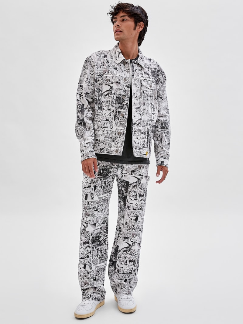 Guess GUESS Originals x Batman Storyboard Carpenter Jeans - Pure White Multi Guess GUESS Originals x Batman Storyboard Carpenter Jeans - Pure White Multi