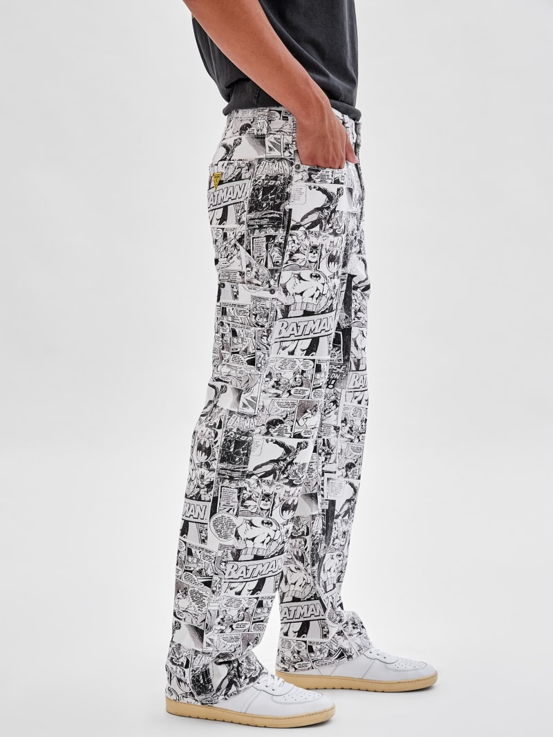 Guess GUESS Originals x Batman Storyboard Carpenter Jeans - Pure White Multi Guess GUESS Originals x Batman Storyboard Carpenter Jeans - Pure White Multi