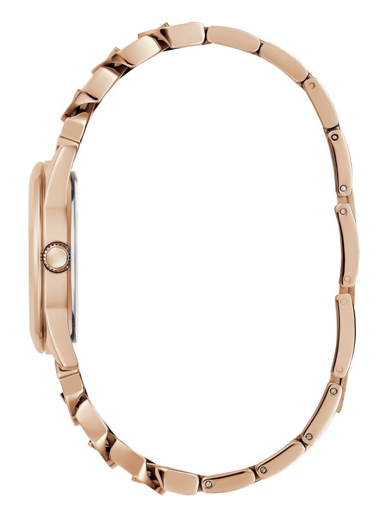 Guess Rose Gold-Tone Analog Watch - Rose Gold Guess Rose Gold-Tone Analog Watch - Rose Gold